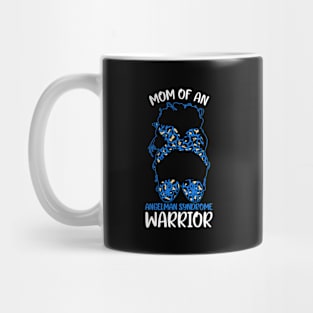 Messy Bun Mom of an Angelman Syndrome Warrior Mug